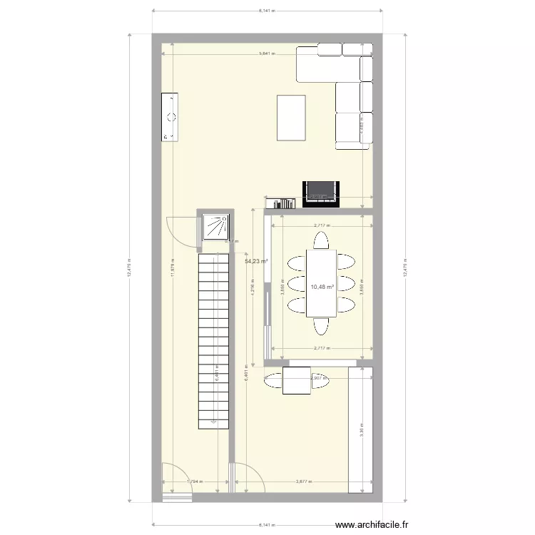 RDC SAINT LIZIER PROPOSITION 1. Plan de RDC SAINT LIZIER PROPOSITION 1. Plan de