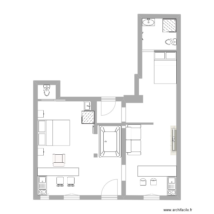 Projet St michel 3. Plan de 0 pièce et 0 m2