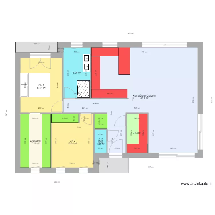 LELONG 2. Plan de 