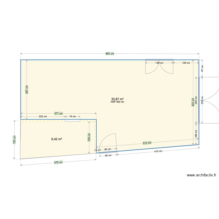 cuisine salle à manger. Plan de 0 pièce et 0 m2