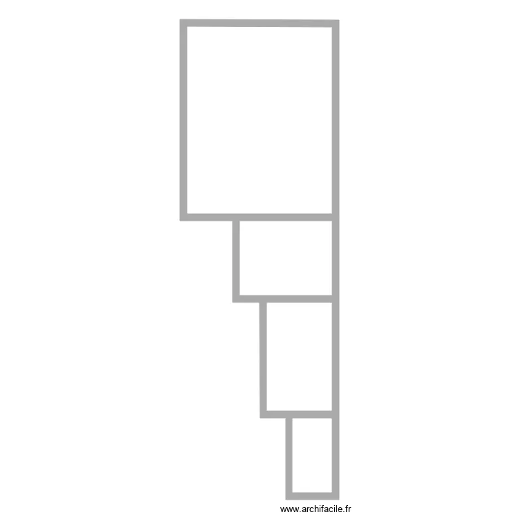 Maison actuel URBANISME. Plan de 