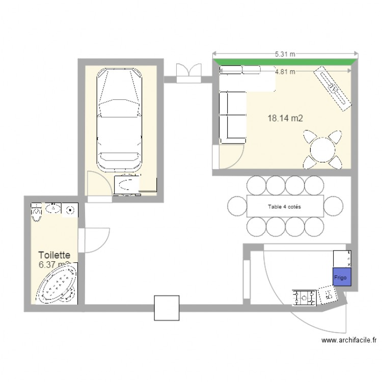 Maison A Étage 1. Plan de 0 pièce et 0 m2