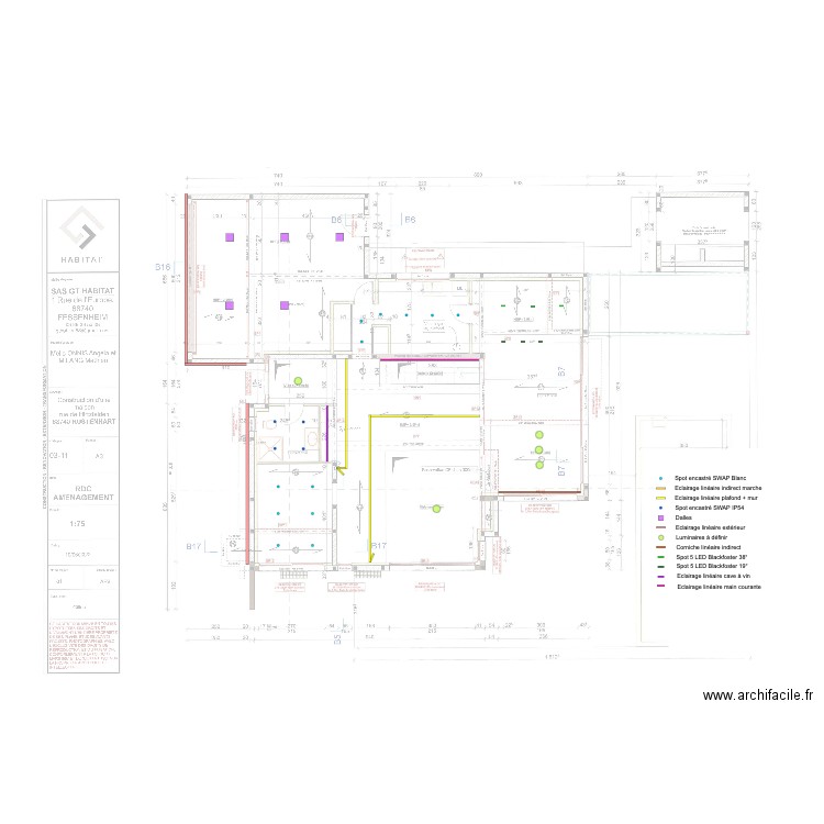 LANG RDC. Plan de 0 pièce et 0 m2