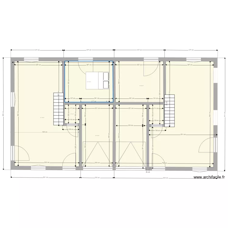 MESURE HANGAR. Plan de 