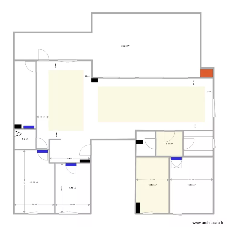 Faux plafonds. Plan de Faux plafonds. Plan de