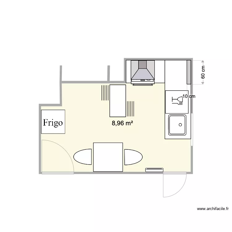Cuisine Pelleport ter. Plan de Cuisine Pelleport ter. Plan de