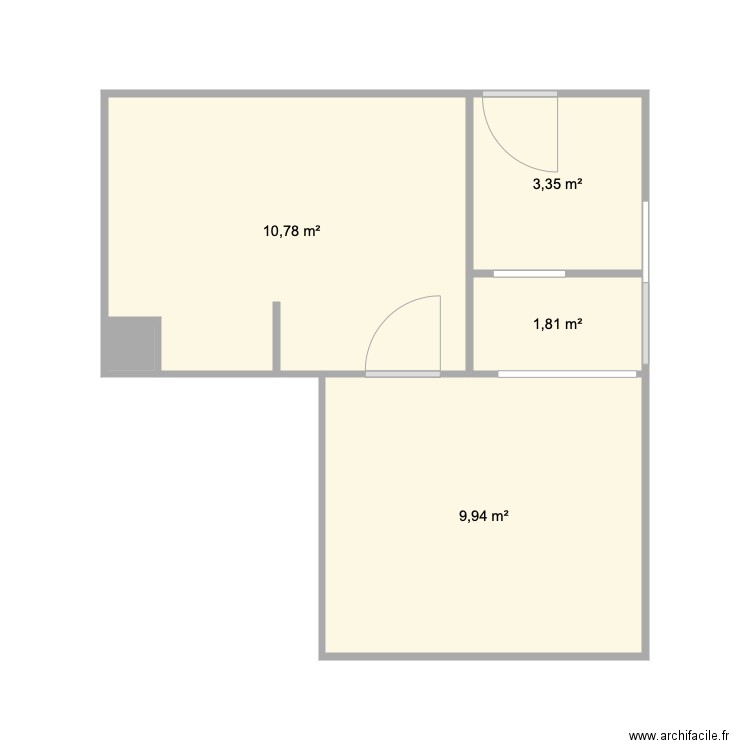 CUISINE. Plan de 5 pièces et 26 m2