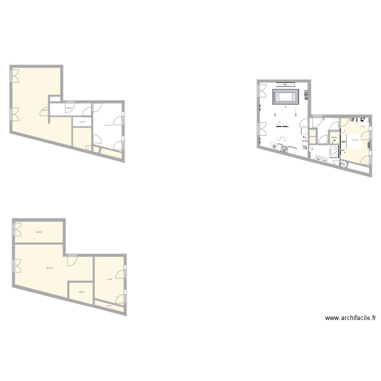 Appartement. Plan de 0 pièce et 0 m2