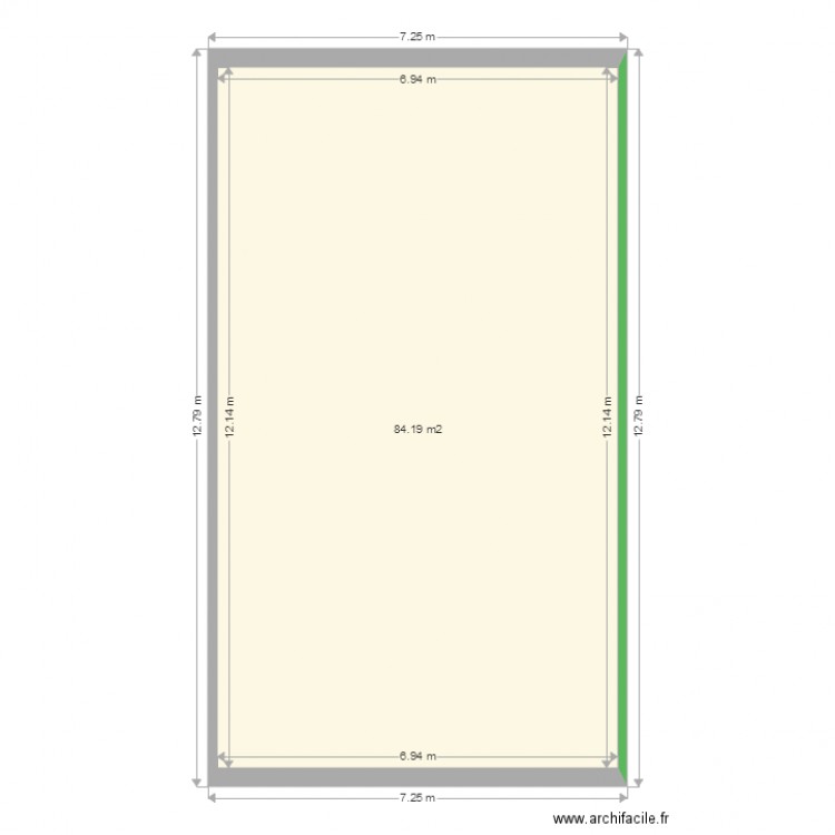 caserne. Plan de 0 pièce et 0 m2