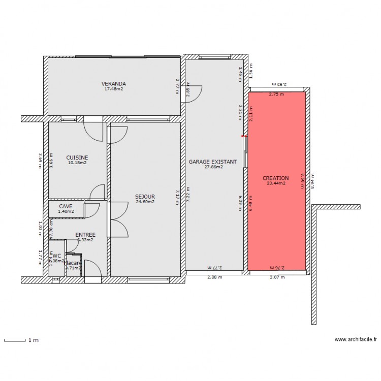 PLAN RDC. Plan de 0 pièce et 0 m2