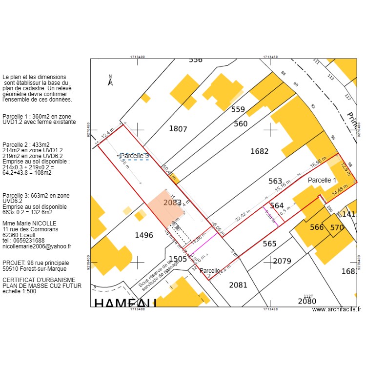 nouvelle division. Plan de 0 pièce et 0 m2