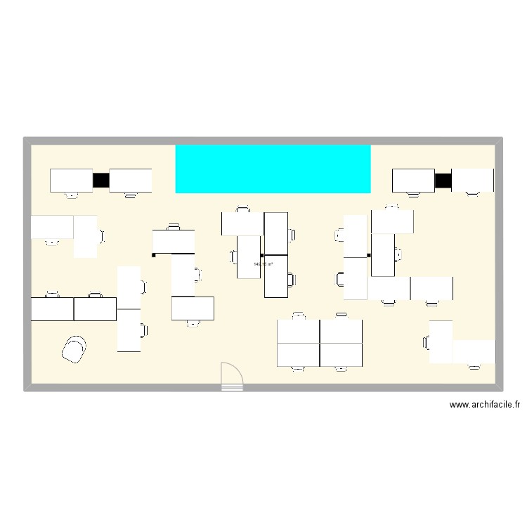 Junior Team 3. Plan de 1 pièce et 149 m2