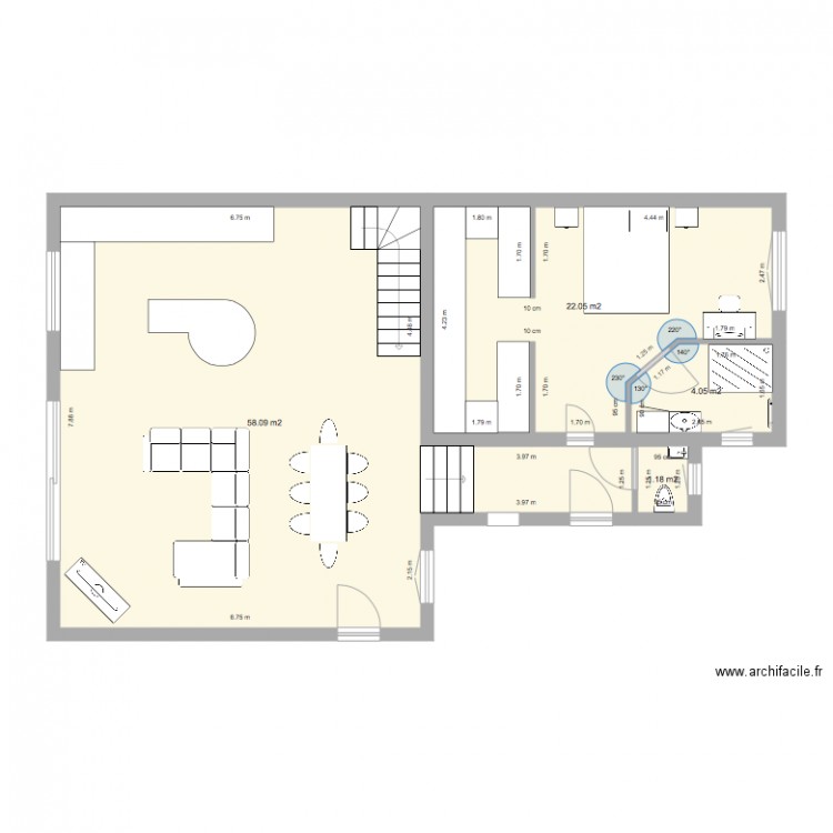 Grange Wittersheim RDC. Plan de 0 pièce et 0 m2
