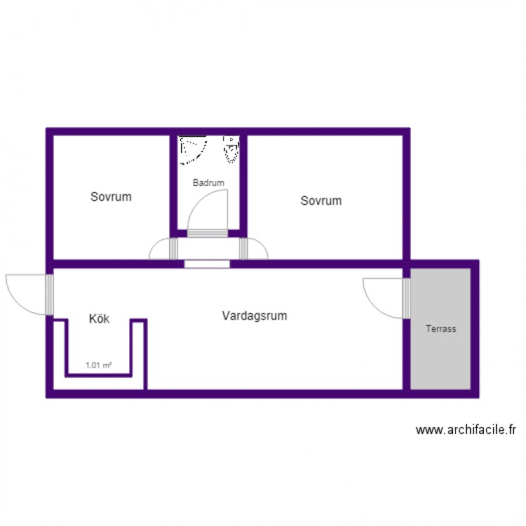 La Florida. Plan de 0 pièce et 0 m2