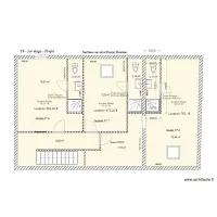 T9 1er - Surface Lgts et Portes Douches