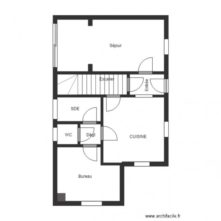 ROCCO M RDC. Plan de 0 pièce et 0 m2