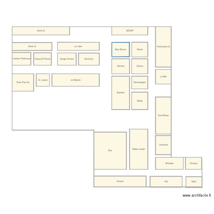 Plan stands BHV. Plan de 0 pièce et 0 m2