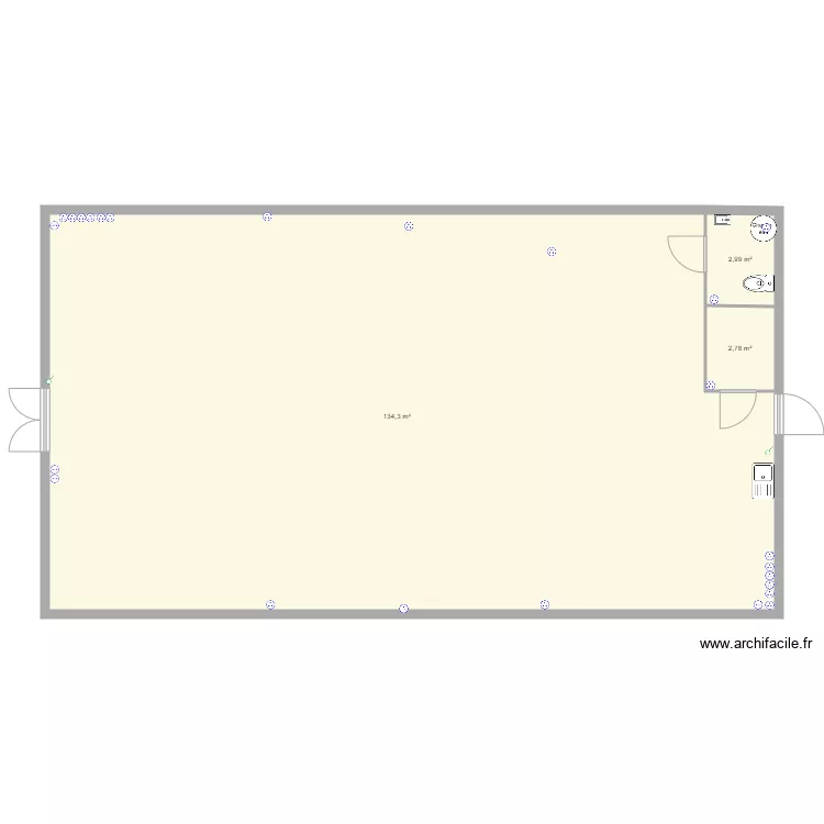 local fargues. Plan de 