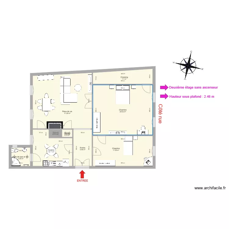 Andreux. Plan de Andreux. Plan de