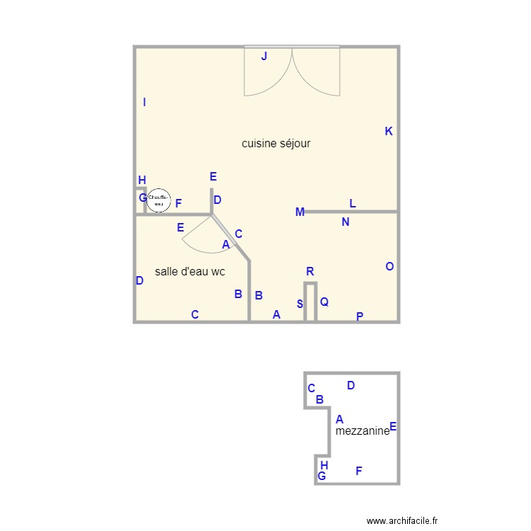 CAILLER PB 1143. Plan de 0 pièce et 0 m2