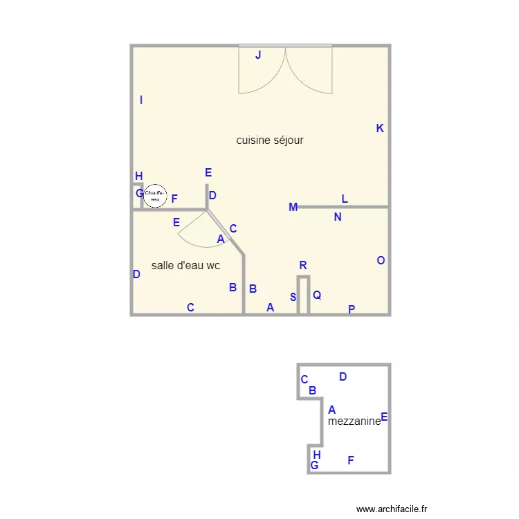 CAILLER PB 1143. Plan de 