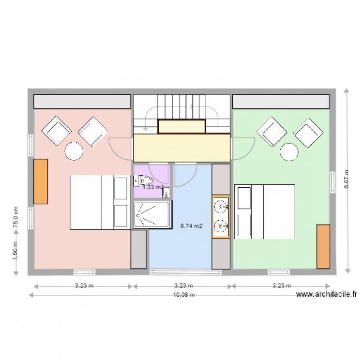  Etage Projet 2. Plan de 0 pièce et 0 m2