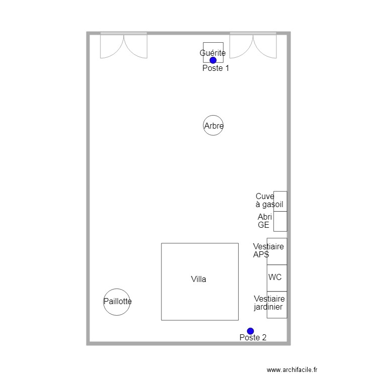 VILLA DG BCI. Plan de 0 pièce et 0 m2