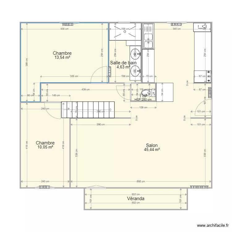 maison darvoy. Plan de 