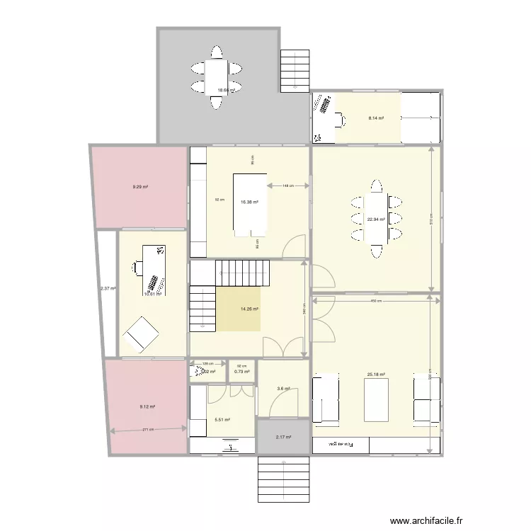 Raquette rez V6. Plan de 0 pièce et 0 m2