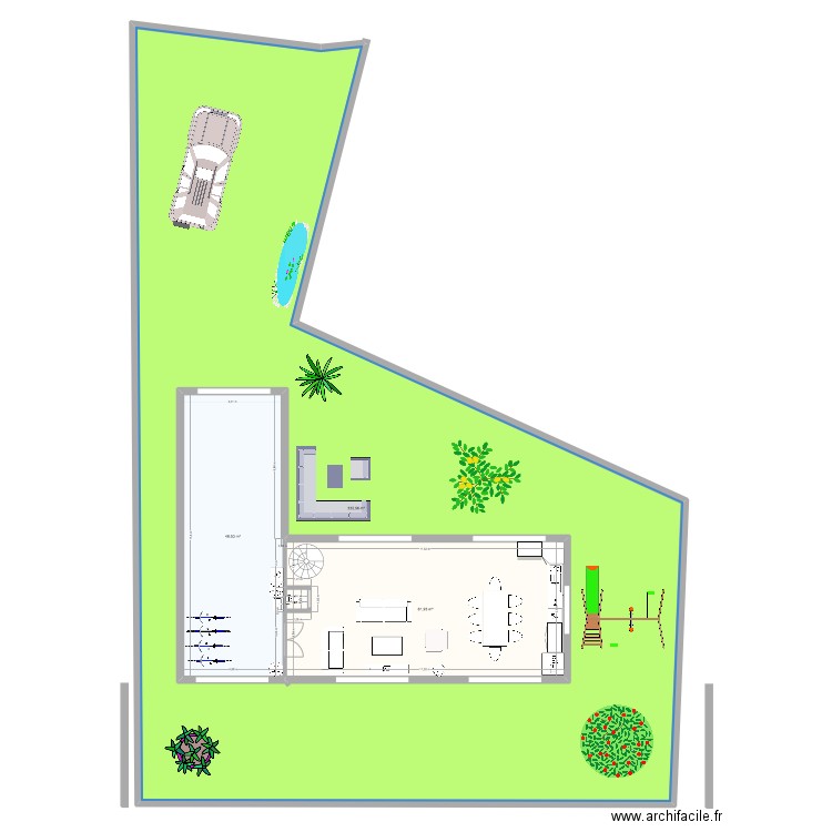 Plan 1. Plan de 0 pièce et 0 m2