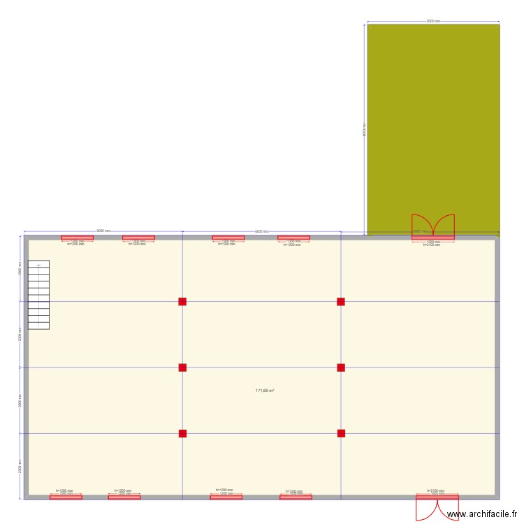Зап Крым. Plan de 6 pièces et 460 m2