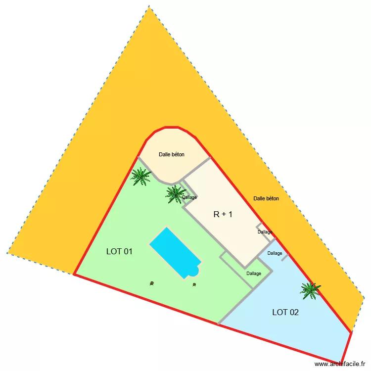 PAREAU 2. Plan de 