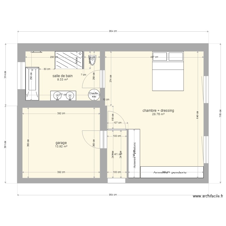 Bonnot et Gonin. Plan de 0 pièce et 0 m2