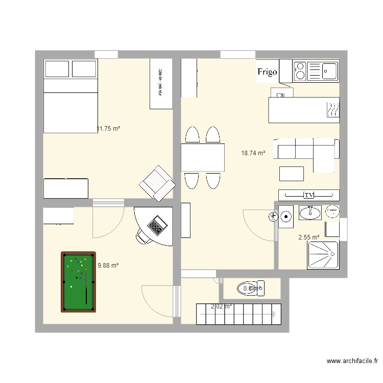 17 quai laurens romai. Plan de 0 pièce et 0 m2