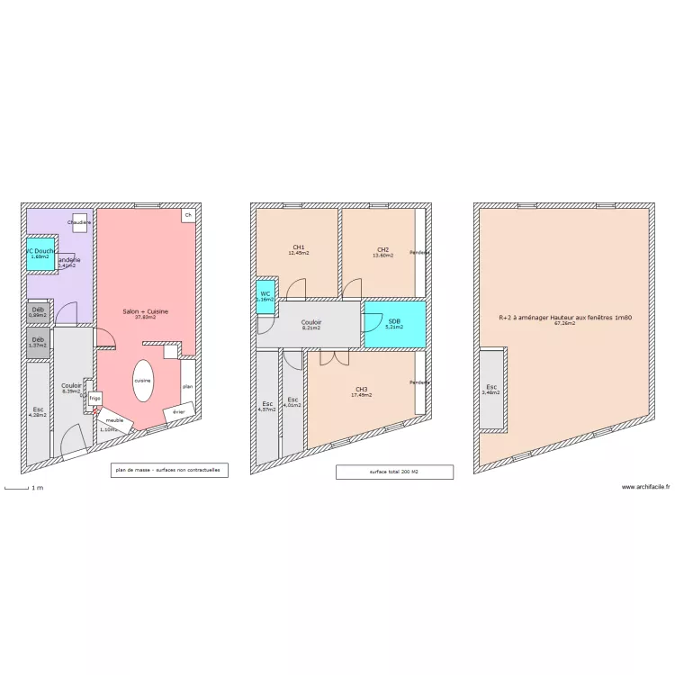 Maison Portal d'Amont. Plan de Maison Portal d'Amont. Plan de