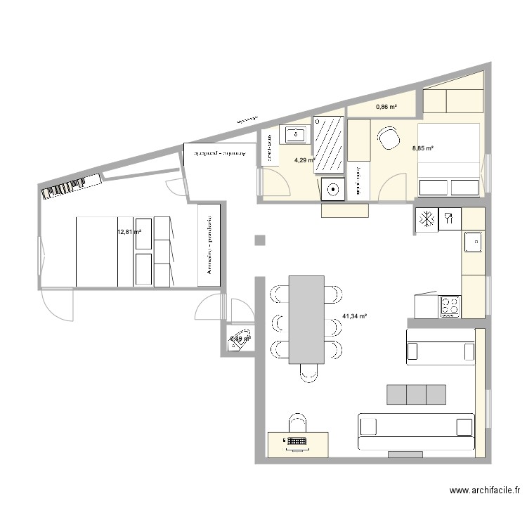 SAINT FIACRE 2. Plan de 0 pièce et 0 m2