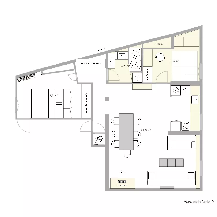 SAINT FIACRE 2. Plan de 