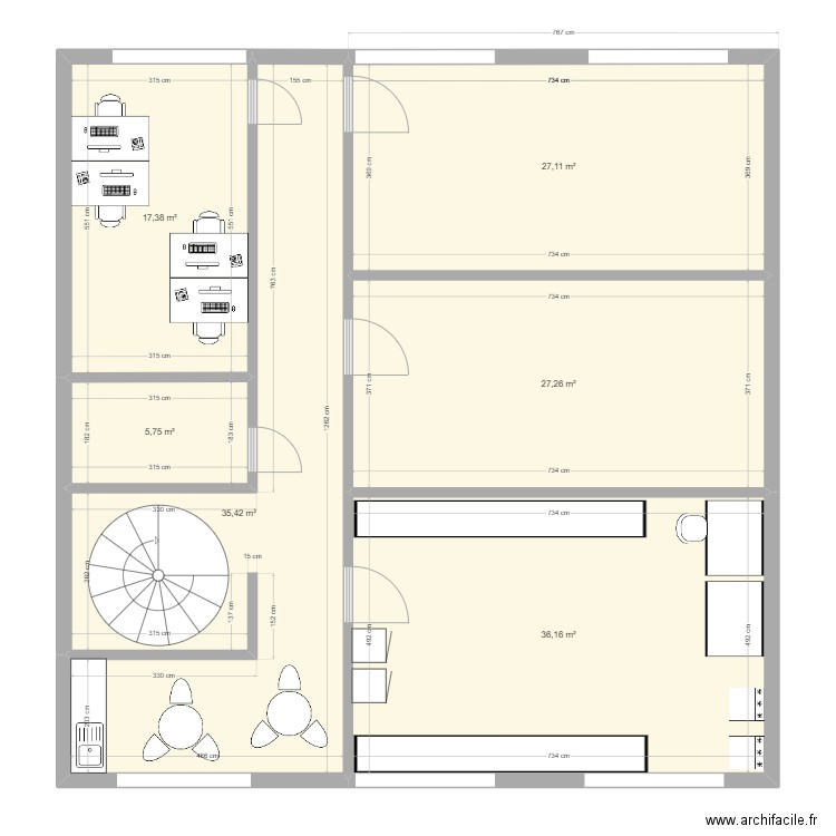 B16 1erE. Plan de 0 pièce et 0 m2