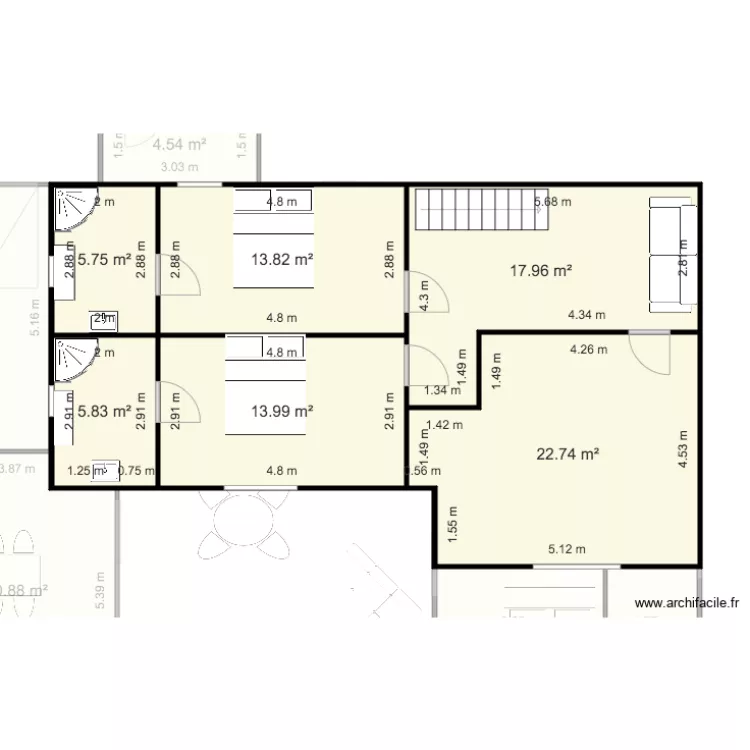 Projet Maison r1 Gaelle. Plan de 