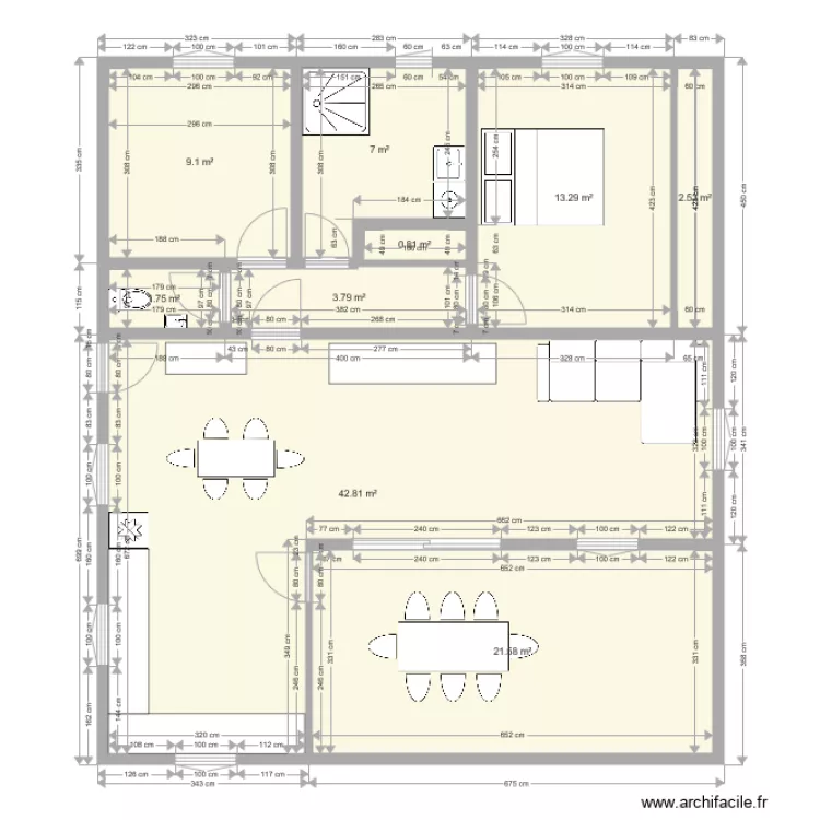 &eacute;ni&egrave;me plan. Plan de 