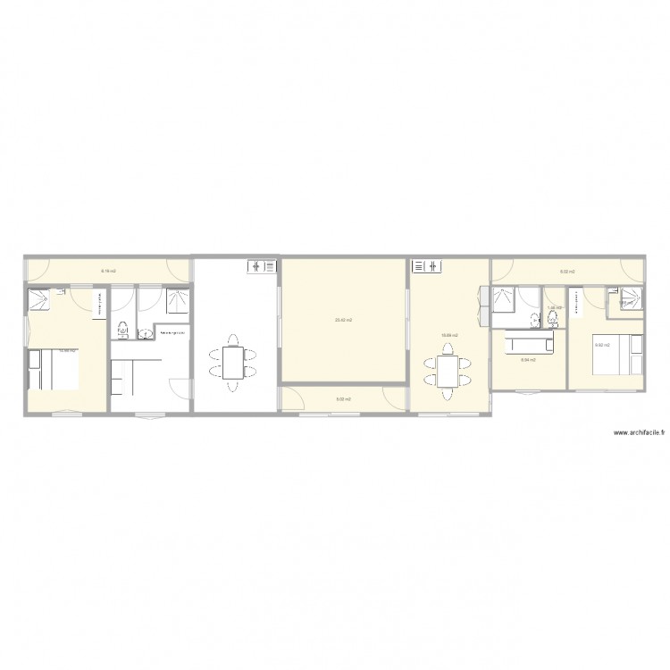 MAISON SUZ ET JC. Plan de 0 pièce et 0 m2