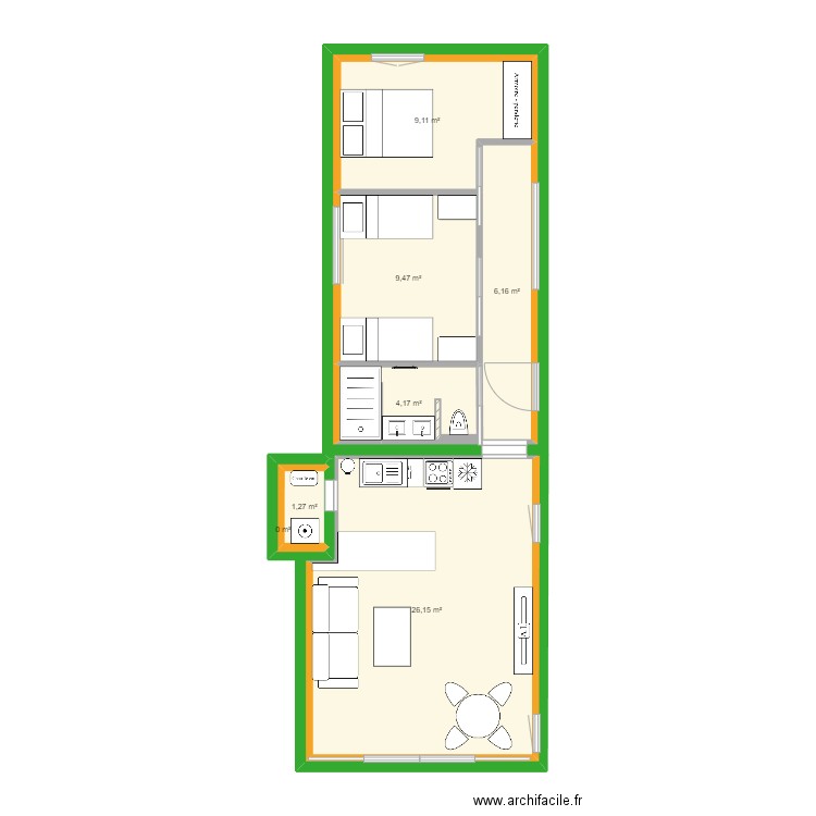 Pirou V2. Plan de 0 pièce et 0 m2