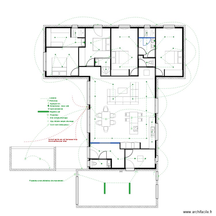 Plan Gary implantation éclairage 3. Plan de 0 pièce et 0 m2