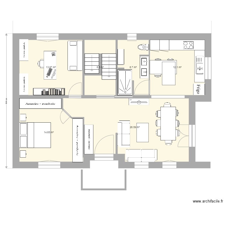 Maison PAPA et MAMAN 10022020. Plan de 0 pièce et 0 m2