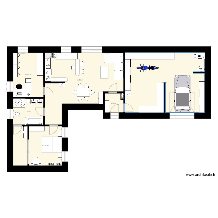 maison1. Plan de 0 pièce et 0 m2