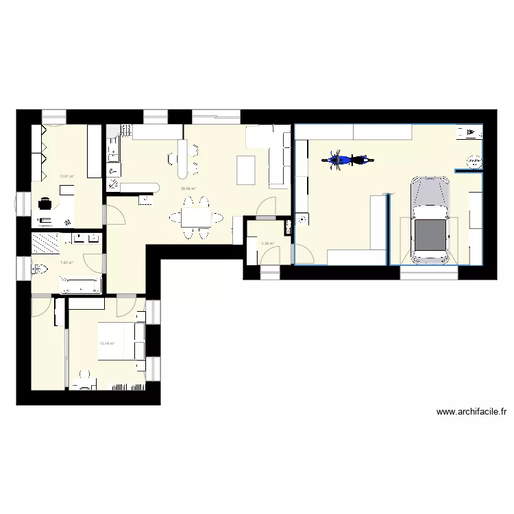 maison1. Plan de 