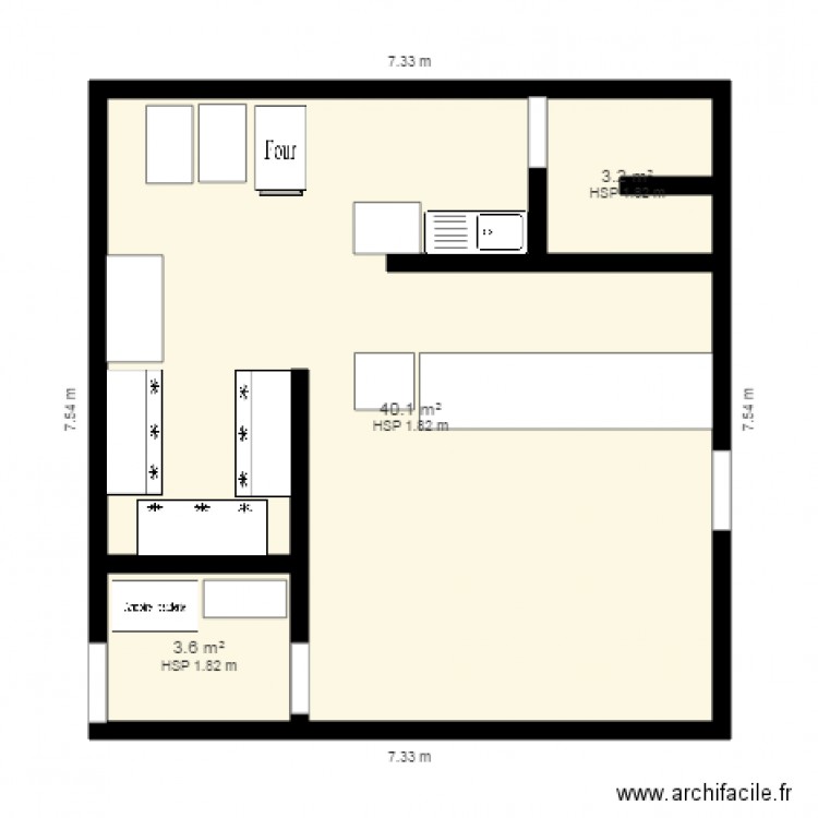 LA MIE DOREE. Plan de 0 pièce et 0 m2