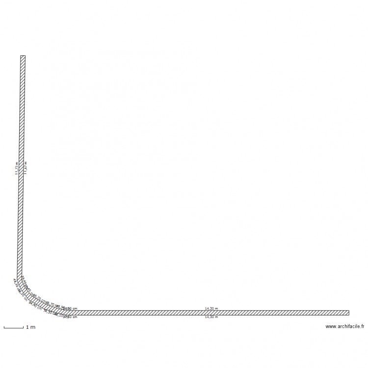 vue dessus mur cadieu. Plan de 0 pièce et 0 m2