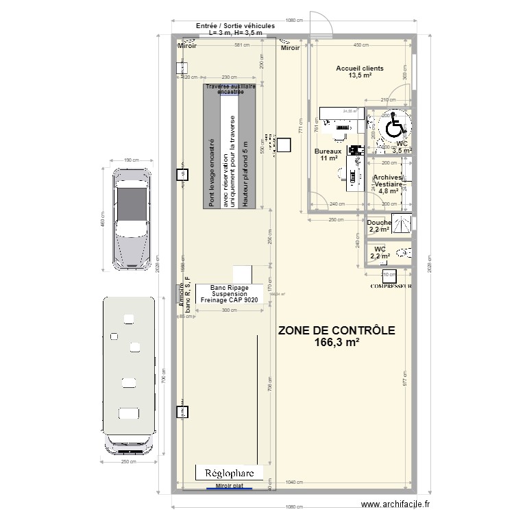 CCT VL CUERS. Plan de 6 pièces et 204 m2