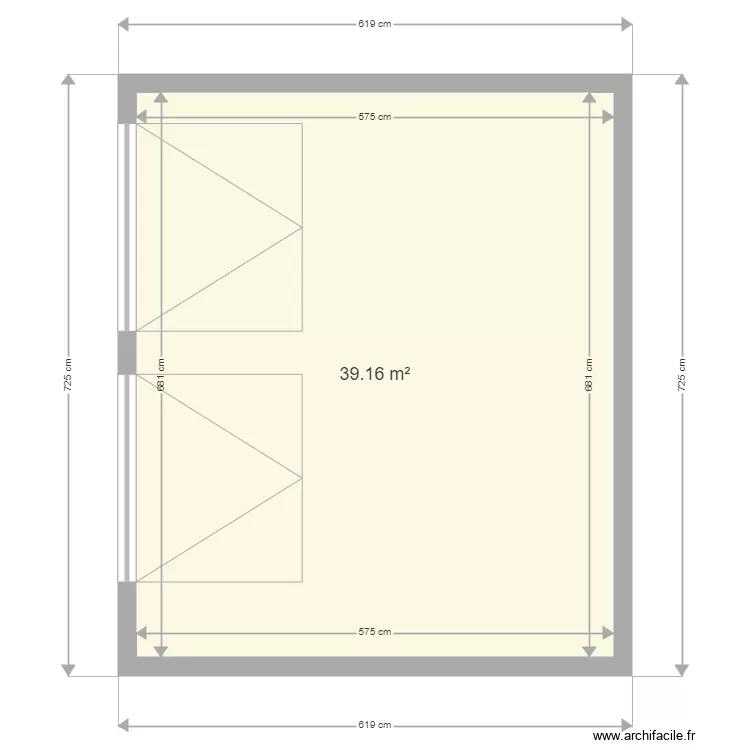 Maison fecamp. Plan de 